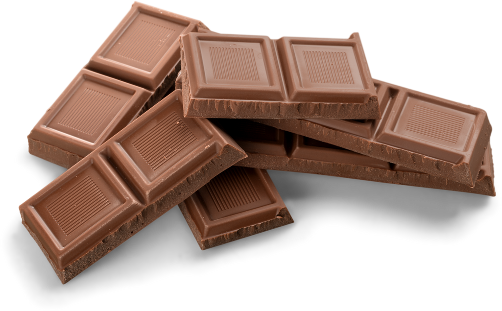blocks of chocolate
