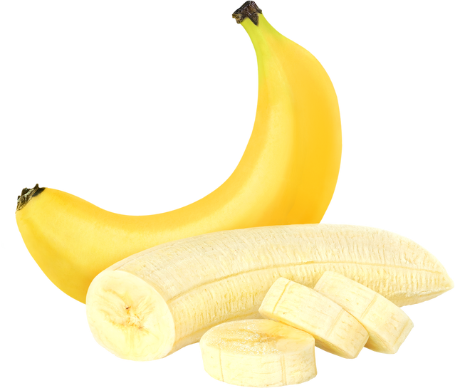 Realistic Peeled and Cut Bananas Illustration 