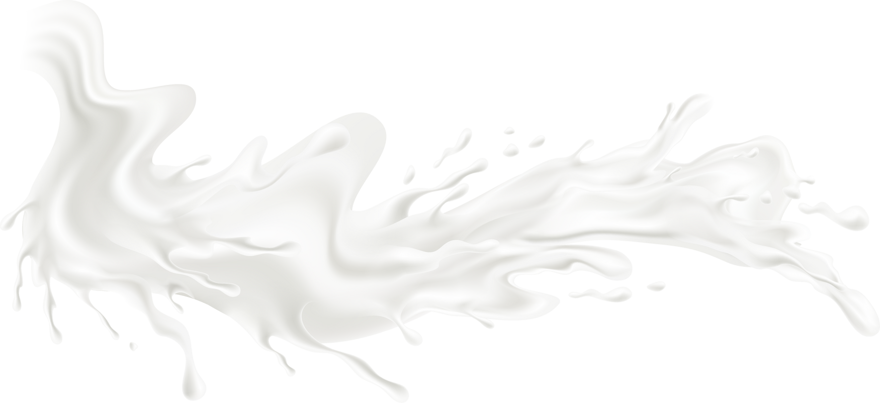 Splash of White Liquid 
